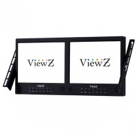 Dual 9.7" Display LED Rack Mount Ready