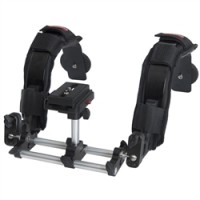 Ultra-Stable Modular Dual-Shoulder Support w/ 15mm Rods, Dual Pivot Brace/Grips, Quick Release